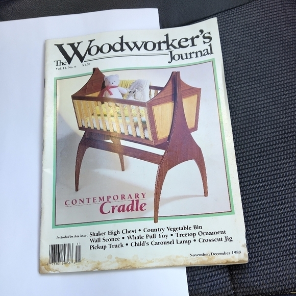 The Woodworker's Journal Magazine November/December 1988 Vol 12 No. 6 - Picture 1 of 3